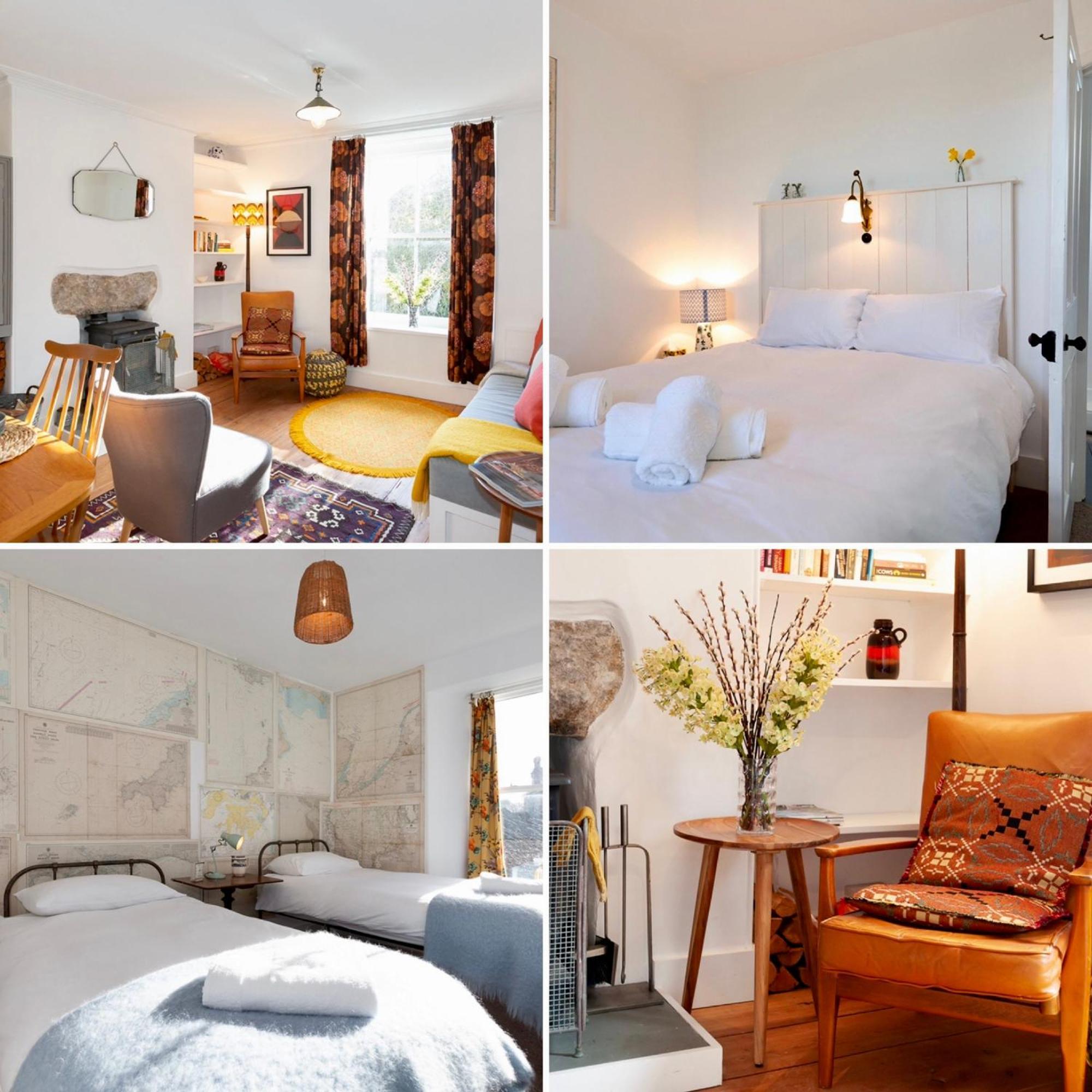 Janies Cottage~ Mousehole~Eclectic Interiors & Vintage Charm Eksteriør bilde